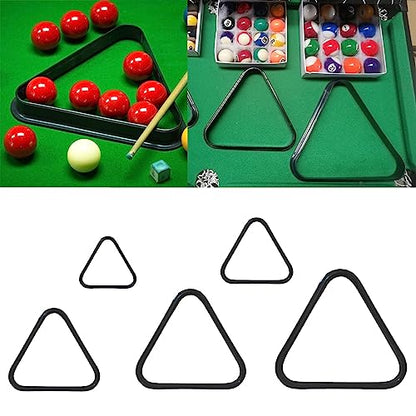 Triangles Rack Pool Table Balls Holder Billiard Positioning for Playing Snookers or Pool Billiards Triangles Billiard - size: for 38mm ball