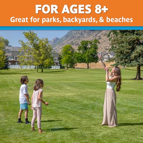 Djubi Parashoot, Best Gifts for Kids and 8 & Up - Slingshot Flying Parachute Outdoor Beach, Lawn, & Tailgating Family Game - Toys Gifts for 8 9 10 11 12 13 Year Old