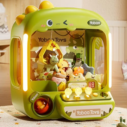 64 PCS Large Claw Machine for Kids Dinosaur,Vending Machine Toys for Boys 5 6 7 8 Year Old,Candy and Prize Electronic Dispenser Game Ages 5-7 6-8,Birthday Gift for 3 4 5 6 Year Old Boy Girl - style: Dinosaur