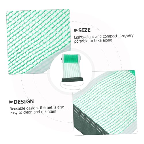 WOONEKY Outdoor Table Tennis Net Thickened Pe Design for Stable Play Lightweight and Portable Sports Equipment for Use Easy to Clean and Maintain