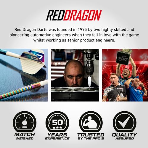 RED Dragon Javelin Series Premium Tungsten Softip Darts Set with Flights and Stems - style: 1