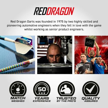 RED Dragon Javelin Series Premium Tungsten Softip Darts Set with Flights and Stems - style: 1