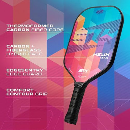Selkirk Sport SLK Helix Pro Pickleball Paddle | Carbon Fiber & Fiberglass - color: Spectra