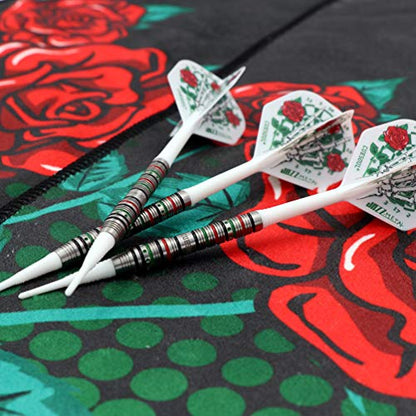 CUESOUL Soft Tip Darts Set Plastic Tip with Dart Case - color: 19g-Tungsten-Font Loaded Shape