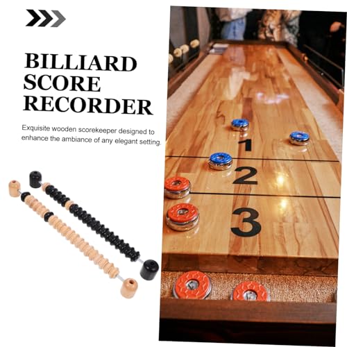 LIOOBO Table Shuffleboard Score Counters Portable Score Markers Billiard Scorekeeper Crafted