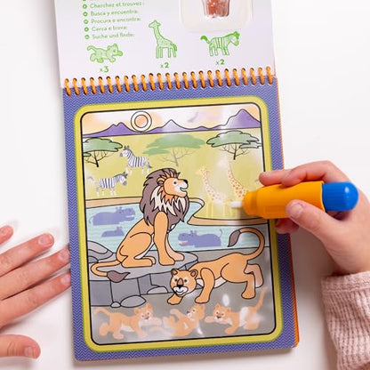 Melissa & Doug On The Go Water Wow! Reusable Water-Reveal Activity Pad - Safari - FSC Certified - size: 1 EA, style: Safari