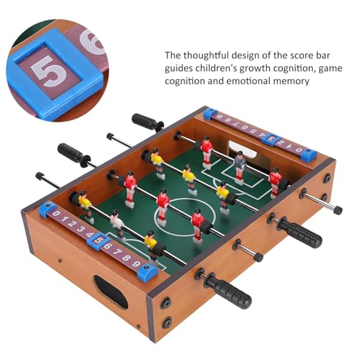 Foosball Table, Portable Mini Tabletop Soccer Table, Multifunctional Mini Table Football, Gift Indoor Game for Party Kids Play