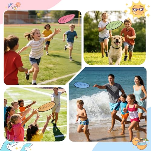 End of the Year Gifts for Students Bulk Foldable Flying Disc Fans Set with Stickers Bags, End of Year Student Gifts from Teacher Beach Fun Folding Pocket Hand Fans for Outdoor Activities Games - style: 24 Pcs Inspirational Flying Disc Fans-B