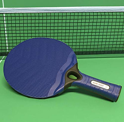 Sure Shot Matthew Syed Outdoor Table Tennis Bat, Blue, One Size