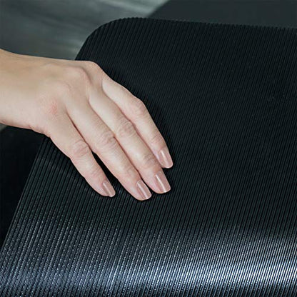 Game Zone Chair Mat, for Hard Floor/Medium Pile Carpet, 42 x 46, Black (121563)