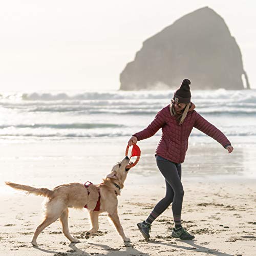Ruffwear, Pacific Ring Dog Toy, Interactive Fetch and Tug Toy for Playing and Training, Sockeye Red - color: Sockeye Red