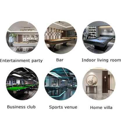 Freestanding Billiard Cue Rack, Pool Stick Holder With Anti-slip Base, Stable Load-bearing and Capacity To Hold Up To 18 Balls, Effectively Prevent Club Deformation and Save Space, for Game Room