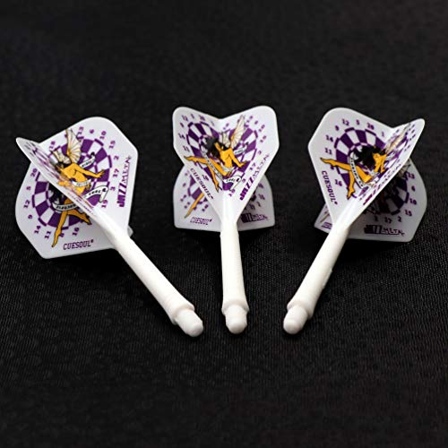 CUESOUL Jazz-Metal ROST Integrated Dart Shaft and Flights Standard Shape,Set of 3 pcs - color: CS-JMAK58XBFN