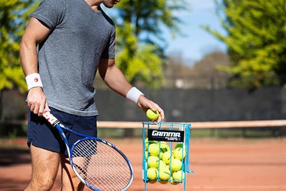 Gamma Sports Pressureless Tennis Balls Box - Ideal for Practice, Teaching, and Training with High-Visbility Felt - Indoor and Outdoor Court Play - 48 and 75 Pack Sizes - size: New Bag of 10
