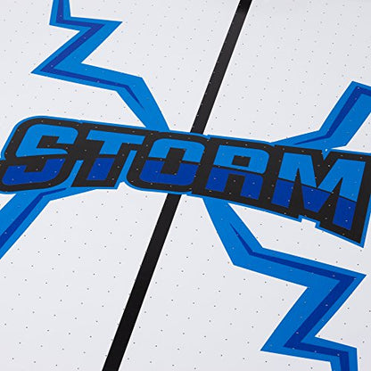 Fat Cat Storm 7 Foot Air Hockey Table for Adults with 80 CFM Motor, LED Electronic Scorer, Hockey Table with Pucks and Paddles Included