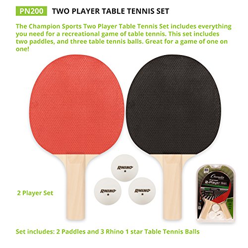 Champion Sports Champion Sports Table Tennis Net - color: Black/Red