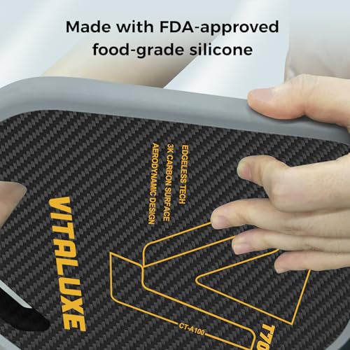 T700 Raw Carbon Fiber Pickleball Paddle, Edgeless 3K Textured Carbon Friction Surface, Thermoformed Raquette Pickleball with Aerodynamic Design used for tournament, Power & Control & Spin Max