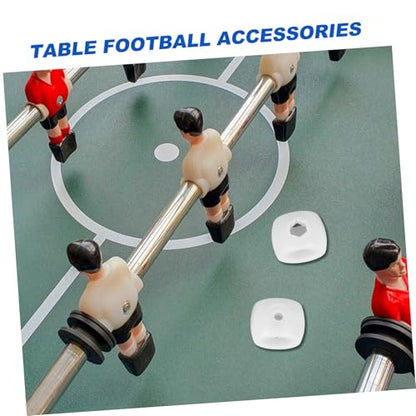HANABASS 4pcs Foosball Table Accessories Goal Rod Positioner Stop Ring Easy Install for Replacement Parts Plastic for Table Football