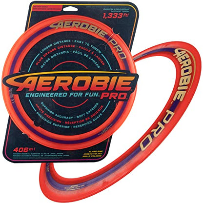 Aerobie Pro Ring Outdoor Kids Toy for Boys and Girls, All Ages, Colors may Vary