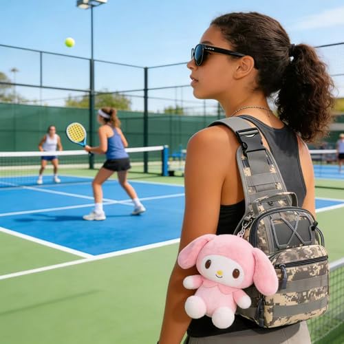 Viriber Tactical Backpack, Waterproof Military Cross-body Molle Sling Shoulder Backpack Chest Bag for Outdoor Every Day Carry Camouflage C - color: Camo C