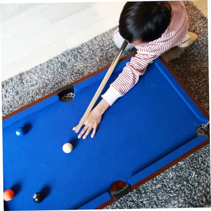 HEMOTON 2Pcs Short Pool Cue Stick Billiard Cue for Lightweight Wood Design for Practice and Tight Spaces Convenient for Pool Table Use