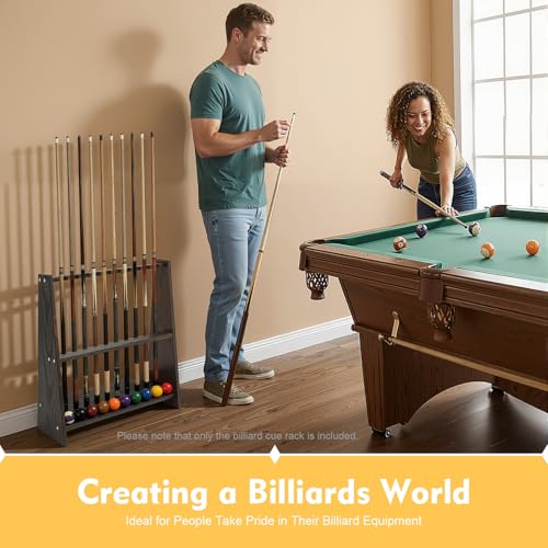 10-Hole Golf Club Organizers Holder, Cue Billiard Sticks Golf Putter Rack Shelf Floor Stand Clubs Display Stand Holds 10 Golf Pool Sticks Sports Supply - style: style 7