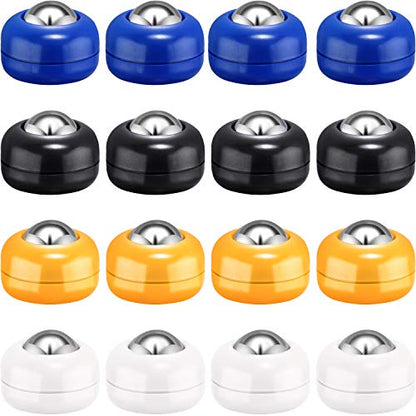 Gejoy Mini Shuffleboard Replacement Puck Tabletop Equipment Rollers Set Shuffleboard Curling Accessories - color: White, Black, Blue, Orange
