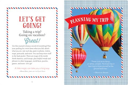 Kids' Travel Journal (Vacation Diary, Trip Notebook)