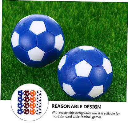 Abaodam 16pcs Plastic Foosball Balls Replacement for Boys Girls Soccer Mini Tabletop Soccer Game Accessories