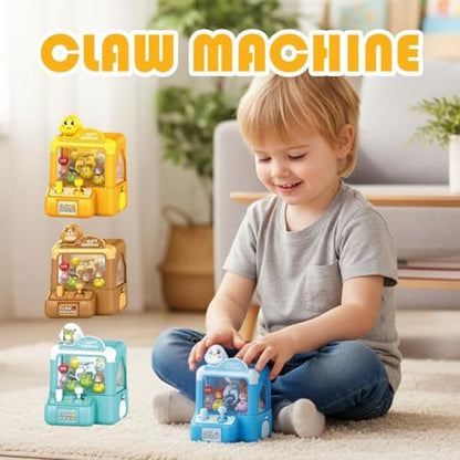 Mini Claw Machine for Kids - Vending Machines Toys, Electronic Arcade Game, Animal Theme Arcades Game Party Toy, Christmas & New Year Gifts for Boys Girls Age 3+, Party Home Arcade Toy (Frog) - color: Frog
