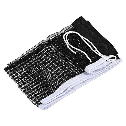M METERXITY Table Tennis Net Replacement - Ping-Pong Net String Tension Equipment, Polyester Cotton, Apply to Standard Table - color: Black