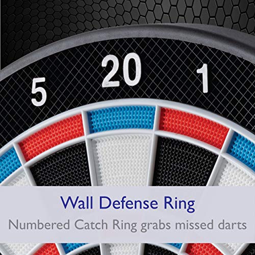 Viper 787 Electronic Dartboard, Ultra Thin Spider for Increased Scoring Area, Free Floating Segments, Locking Segment Holes for Fewer Bounceouts, Automatic Scoring