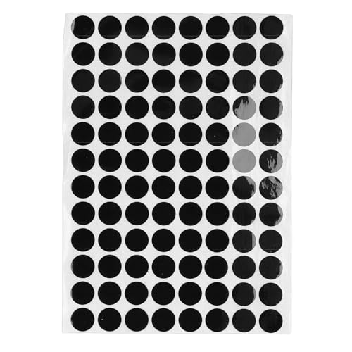 Pool Table Marker Dots, 12mm Billiard Spot Stickers for Ball Position, with Premium Adhesive Material and Clear Positioning Points, for Billiards Practice and Tournaments, 96pcs
