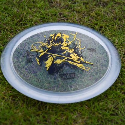 Yikun Disc Golf| Pro Worlds 2025 Limited Edition | Fairway-Distance Hybrid Disc | Max 100m+ Flights for All Skill Levels | Late-Turn Glide & Reliable Fade | PDGA Approved 170-176g - color: Transparent