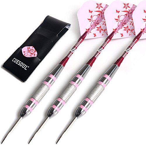 CUESOUL 20/21/22/23/26 Grams Steel Tip Darts - Black Coating Brass Barrels - color: B2201-22g