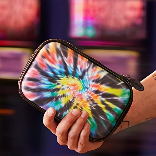 Casemaster by GLD Products Sentinel 6 Dart Case, Holds Extra Accessories, Tips, Shafts and Flights, Compatible with Steel Tip and Soft Tip Darts, Impact & Water Resistant Tactech Shell, Tie Dye - color: Tie Dye
