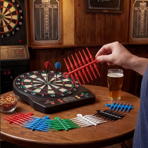 Foilswirl 60 Pcs 2ba Electronic Dart Tips Plastic Dart Tips - Universal Plastic Soft Tip Points - color: Mixed Colors
