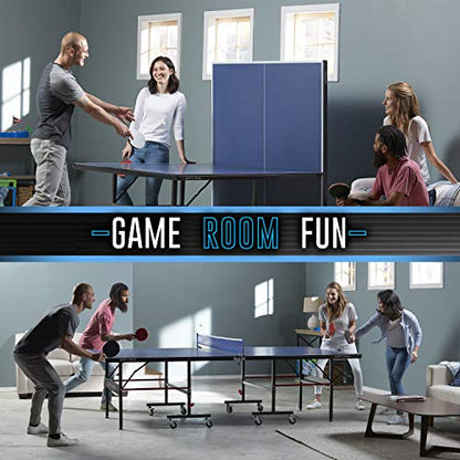 Franklin Sports Table Tennis Tables - Optima Table Tennis Tables - Indoor + Outdoor Tables - Official Size Conversion Tops - Mid-Size Tables for Kids - style: Indoor Table