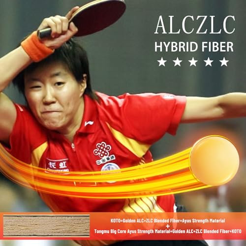 YAN-Ying External Arylate Carbon Table Tennis Blades,Professional Ping Pong Paddles/Table Tennis Rackets for Advanced Players or Enthusiast (FL)