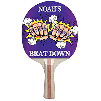 Infusion Ping Pong Paddle and Balls Boxed Gift Set - color: Beat Down