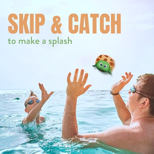 Activ Life The Ultimate Water Skip Balls, Water Bouncing Ball for Swimming Pool, Beach Toys for Friends, Family, Kids and Adults - style: Turtles