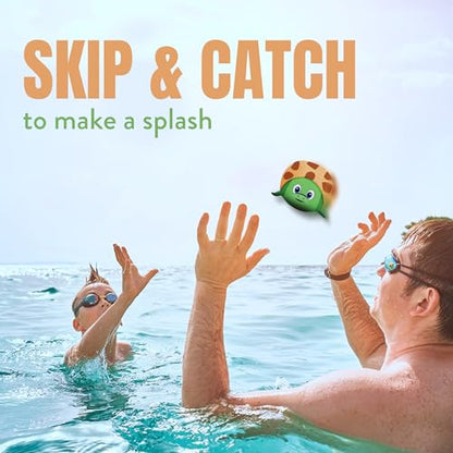 Activ Life The Ultimate Water Skip Balls, Water Bouncing Ball for Swimming Pool, Beach Toys for Friends, Family, Kids and Adults - style: Turtles