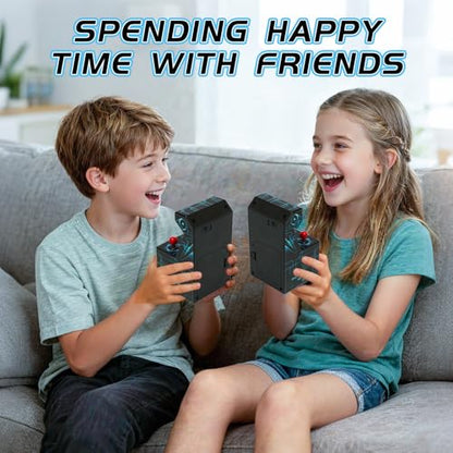 Retro Handheld Game Console for Kids, Mini Arcade Machine with 240 Built-in Games, Portable Travel Toy, Ready to Play, 2.5" Screen, Easy Joystick, Gift for Boys Girls Ages 3-8 (Batteries Included)