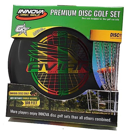 INNOVA Disc Golf - 3 Disc Set: Driver, Mid-Range, Putter - GStar Plastic | Excellent Grip - Super Durable