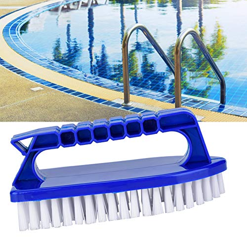 Pool Supply Hand-Held Pool Brush, Pool Step Corner Brush, Cleaning Tools with Fine Bristles Best for Swimming Pools, Spas & Hot Tubs