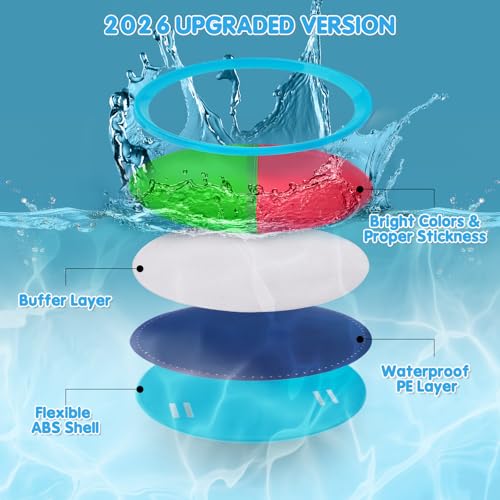 Ayeboovi Toss and Catch Ball Game Outdoor Beach Pool Kids Toys Outside Lawn Yard Games for 3 4 5 6 7 8 9 10 11 12 Year Old Girls Boys Toys Birthday Gift Easter Basket Stuffers (2 Paddles 2 Balls) - style: 2 Paddles 2 Balls