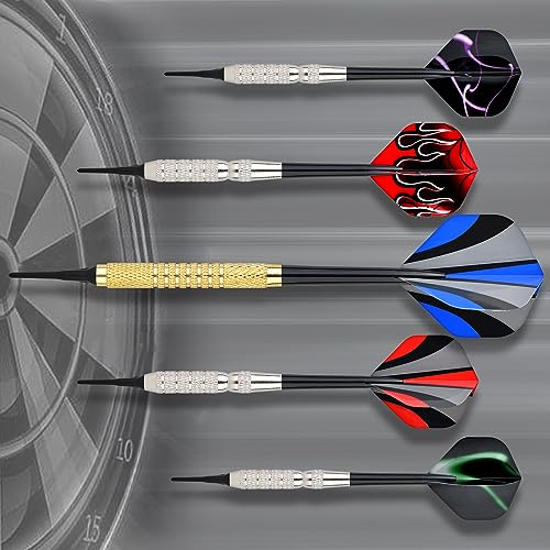 Steel Tip Darts Set 18 Grams15 Pack Steel Barrels - style: s pc 15