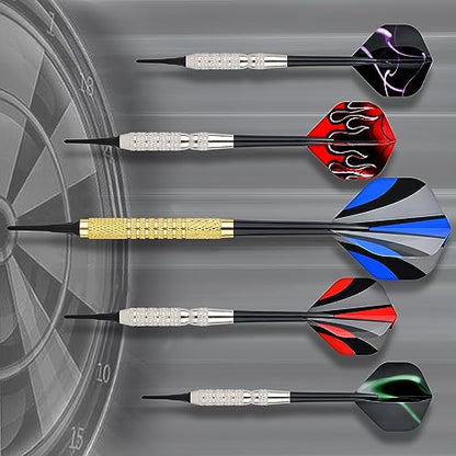Steel Tip Darts Set 18 Grams15 Pack Steel Barrels - style: s pc 15