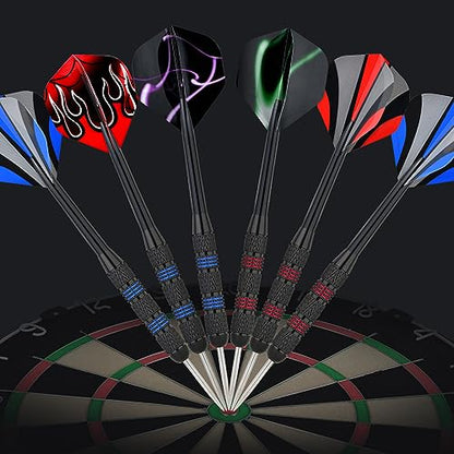 Steel Tip Darts Set 18 Grams15 Pack Steel Barrels - style: m pc 15