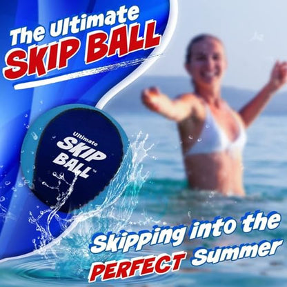 Activ Life The Ultimate Water Skip Balls, Water Bouncing Ball for Swimming Pool, Beach Toys for Friends, Family, Kids and Adults - style: Navy/Teal